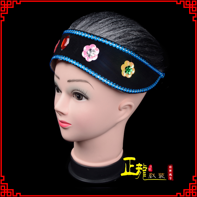 恩平老旦媒婆穷老太婆假发套 老旦头套